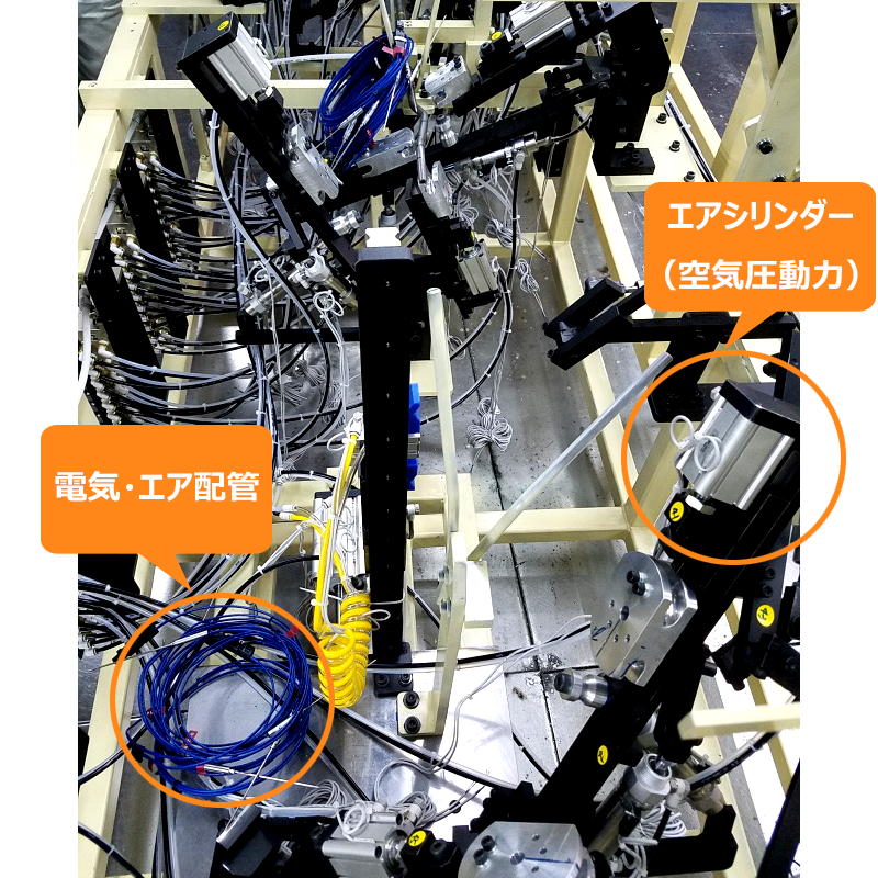 制作途中のパワーベンダー